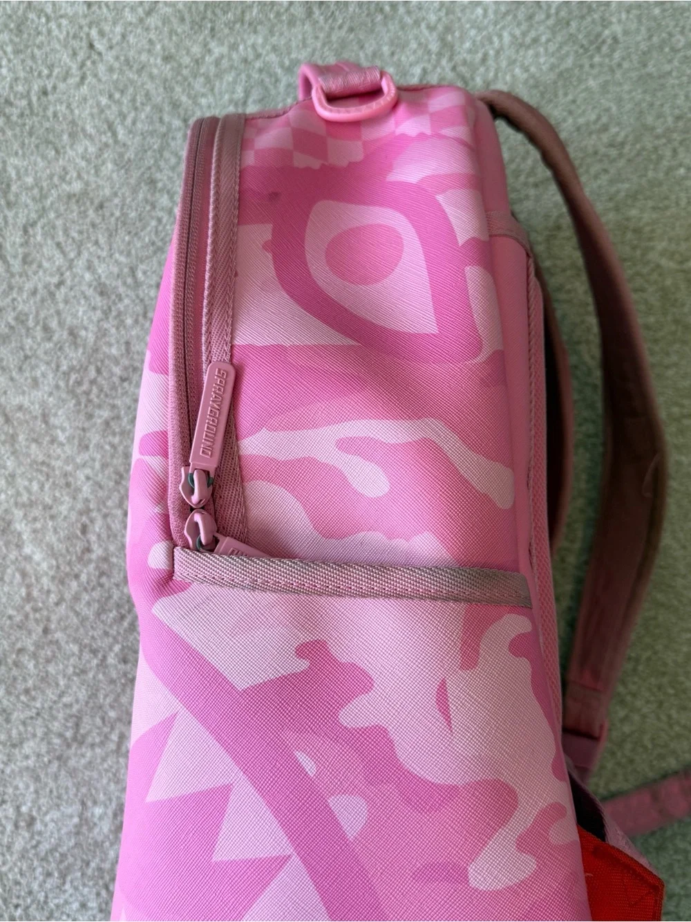 Sprayground 3am Riptide Pink Backpack Used No Sprayground Tag